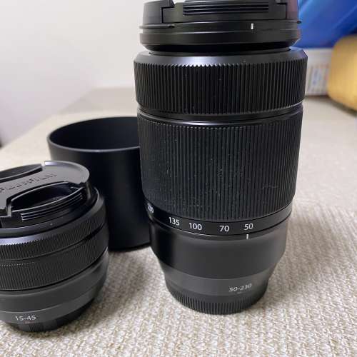富士Xm-1 xc15-45mm xc50-230mm