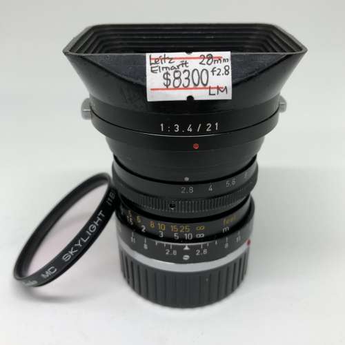 99% New Leica Leitz Elmarit-M 28mm F2.8手動鏡頭, 可於深水埗門市購買