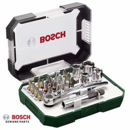 BOSCH- Right Angle Screwdriver -COMPACT -Repair Tool Set (27-In-1) 🛠