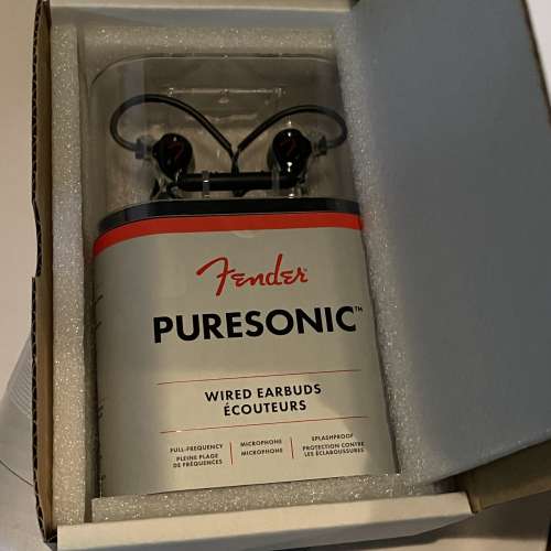 **全新 FENDER PureSonic Wired Earbuds 耳機**