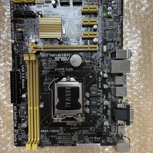 二手 ASUS H81M-PLUS H81 DDR3 LGA1150 MATX MB