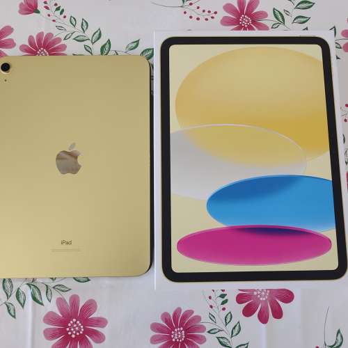 Apple iPad 第10代 64gb wifi 黃色 (apple care+保養至24年11月)