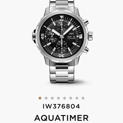 IWC Aquatimer Chronograph IW376804 year 2015  少戴
