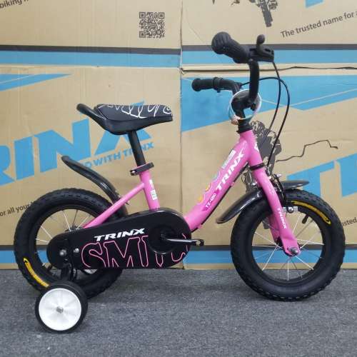 《送兒童頭盔》TRINX Smile 1401 - 14寸 兒童單車 (連輔助轆)