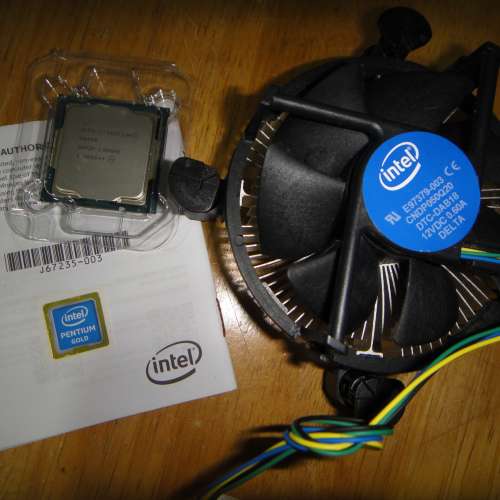Intel® Pentium® Gold G6400 處理器 4M 快取記憶體，4.00 GHz Socket 1200