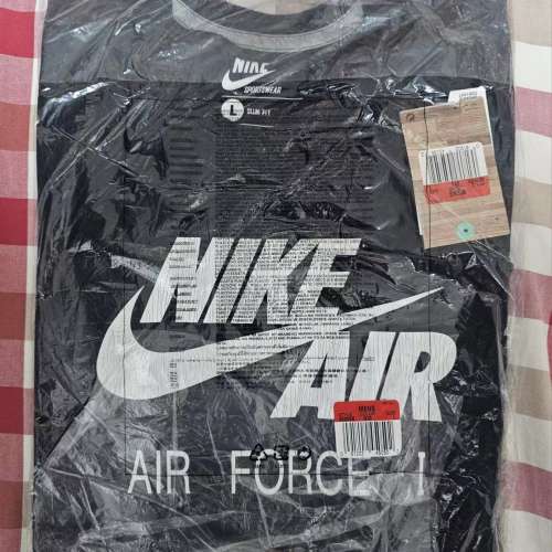 Nike Air Force 短袖T恤(Size L)全新