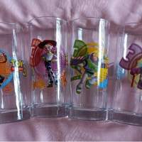 90%NEW SAMSUNG Anycall TOY STORY Glass 反斗奇兵 水杯 玻璃杯 $20一套 (4個)