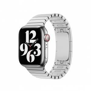 不鏽鋼  Apple Watch Series 9 (GPS+流動網絡) 41毫米不鏽鋼錶殼配不鏽鋼合金錶鏈...