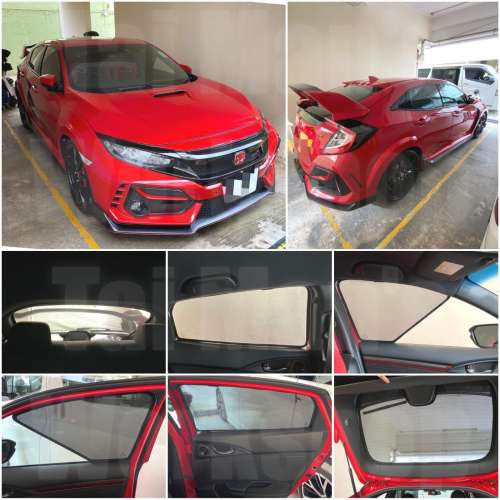 Honda Civic FK8 FL5 TypeR 全車磁石濾光窗網太陽擋