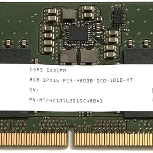 DDR5 8GB 4800 notebook ram