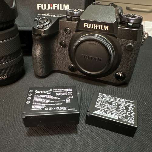 Fujifilm XH-1 機身連直倒 + 18-55 f2.8-4 kit lens  （配三粒電池和相機袋等配件）