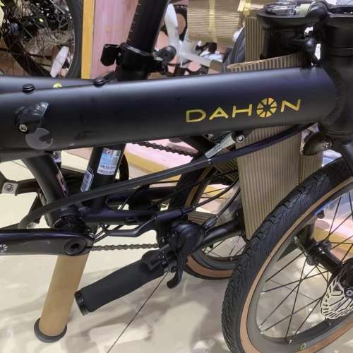 2024 黑金色特別版 頭柱內摺版馬甲線款 DAHON K3 PLUS 9速 16吋 349 碟剎 鋁合金 折...