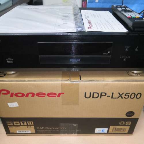 先鋒牌UDP-LX500 UHD4K蓝光機(95%新100%全正常,靓仔靚聲,全套有盒)