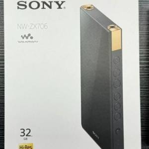 Sony NW-ZX706 [ 32GB內置Rom版既 NW-ZX707 ]