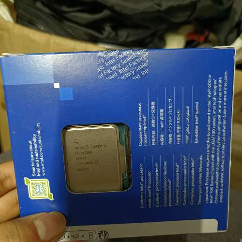 全新盒裝i7 14700k