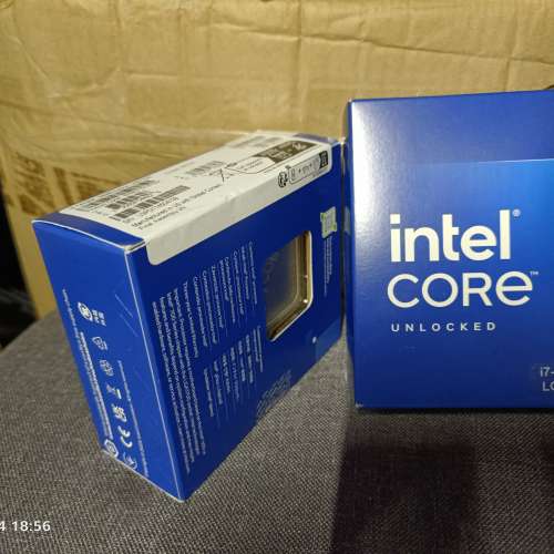全新盒裝i7 14700k