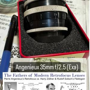 Repair Cost Checking For Angenieux Paris 35mm f/2.5 Retrofocus 維修格價參考方案