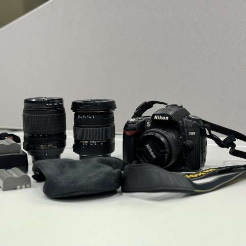 Nikon D90 + 3鏡 (50mm, 18-105mm, 17-70mm) +兩電 + Crumpler相機袋