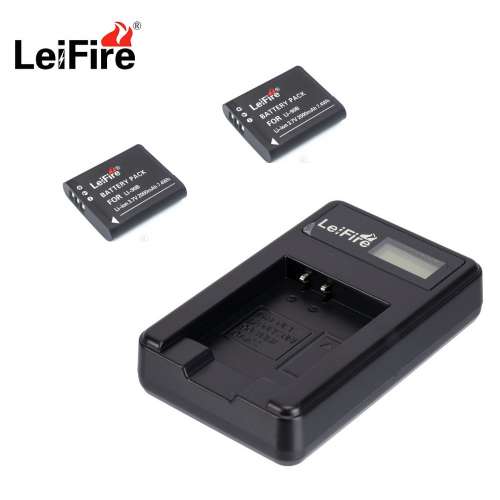 LEIFIRE Olympus LI-90B / LI-92B / Ricoh DB-110 Lithium Battery Pack With Charger