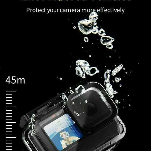 TELESIN Professional 45M Diving Waterproof Case For GoPro Hero11 Black - 潛水...