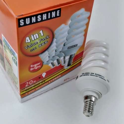 SUNSHINE 20w慳電胆*買一送二。