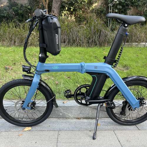 FIDO D11 7速 20吋 電動電助力單車 送車前袋,車鎖,手機架