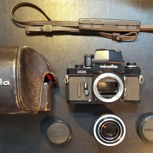 Minolta XK 黑機自動曝光觀景器( 只可用作觀景，不能測光，不能自動)50mm1.4 MC Ro...