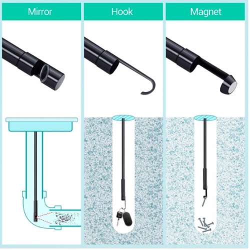 DEPSTECH  (升級500萬像素 高清檢測攝像頭、無線內窺鏡 ) Advanced 2nd CMOS Chip ...