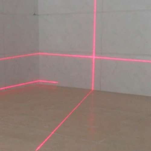 Laser Rangefinder 3-in-1 w/cross-marking function, Laser Ranging + 5m Tape w/LCD