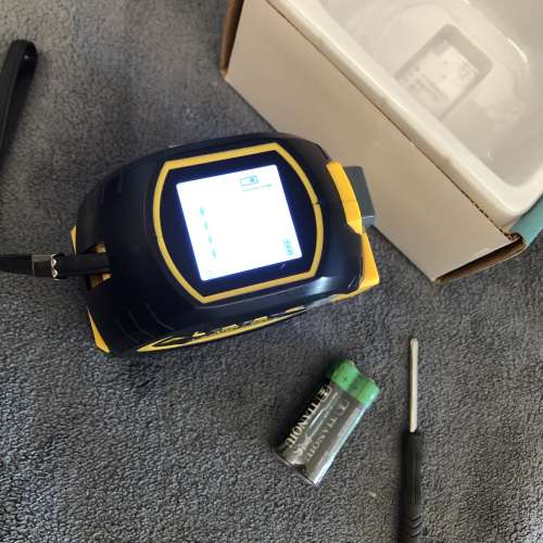 Laser Rangefinder 3-in-1 w/cross-marking function, Laser Ranging + 5m Tape w/LCD