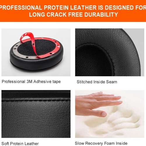 Beats 🎧   Studio 3/2 Replacement Ear Pads (1 pair /per set) with Pry Tool