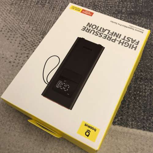 Baseus SuperMini Pro Wireless (17-Cylinder Alloy Air Pump, Large LCD Dig.Display