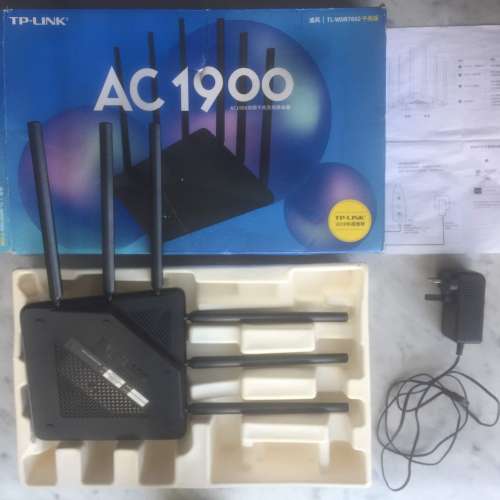 $120 全新 100% Work TP-Link TL-WDR7660 AC1900 1900Mbps 路由器 特強天線 x 6信號...