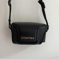 Contax CC-44 Semi Hard Leather Case, Strap for TVS data Back