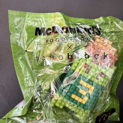 麥當勞X年前nanoblock玩具