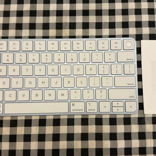 Apple Magic Keyboard 3 配備 TouchID 湖水藍色 行貨 100%全新 未曾使用 電量和操作全正常 跟iMac機買 ...