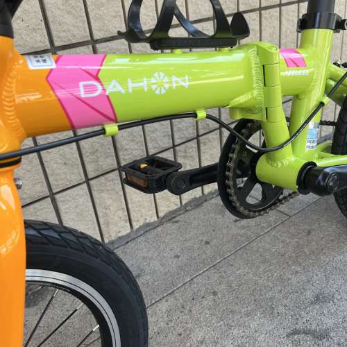 2023 最新款 DAHON KAA411 KIDKING 單速鋁合金兒童折叠車 送水架前後蛙燈叮叮