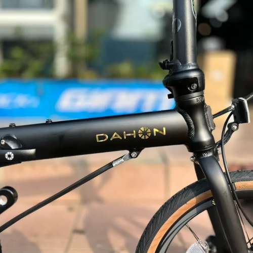 2024 黑金色特別版 頭柱內摺版馬甲線款 DAHON K3 PLUS 9速 16吋 349 碟剎 鋁合金 折...
