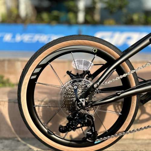 2024 黑金色特別版 頭柱內摺版馬甲線款 DAHON K3 PLUS 9速 16吋 349 碟剎 鋁合金 折...