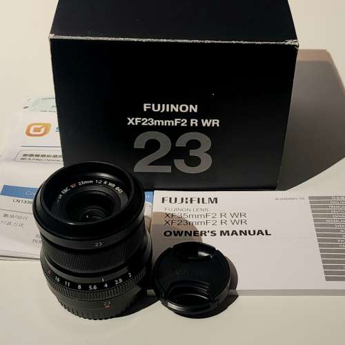 [Made in Japan] Fuji Fujifilm Fujinon XF 23mm f/2.0 R WR