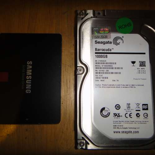 Samsung 850 PRO 128GB SSD+Seagate 1000GB HDD