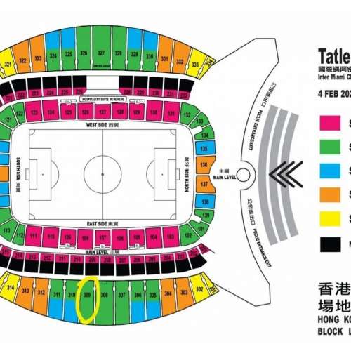 原價放 香港隊對邁阿密隊 美斯 4連
