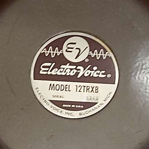 古董Electro-Voice 12TRXB 2路喇叭一隻