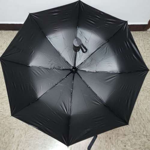 全自動 折疊傘 黑色 八骨 晴雨傘 99cm 單層 加固 抗風 抗UV 附帶傘套 Fully Automa...