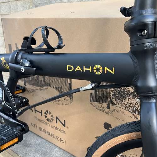 2024 黑金色特別版 頭柱內摺版馬甲線款 DAHON K3 PLUS 9速 16吋349 碟剎 鋁合金 折...
