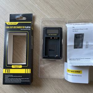 NITECORE dual slot charger FX1 富士Fujifilm NP-W126  NP-W126S
