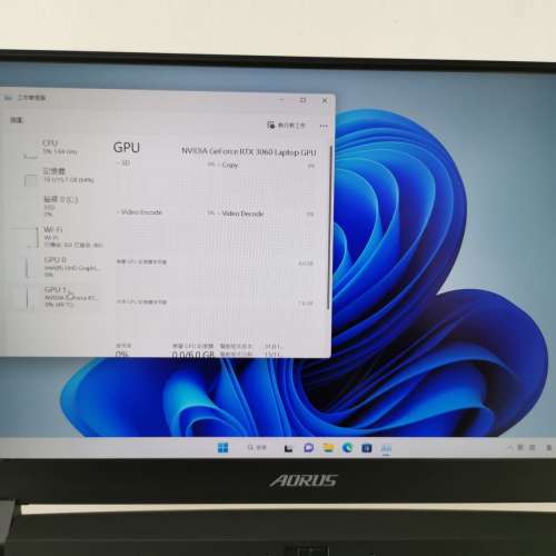 Gigabyte AORUS 15P KD (i7-11800H,16GB Ram+512GB SSD,RTX3060)