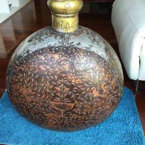斯里蘭卡人手製鍍銅鐵花瓶 (50*60*25cm)