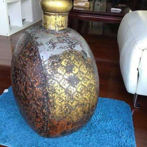 斯里蘭卡人手製鍍銅鐵花瓶 (50*60*25cm)