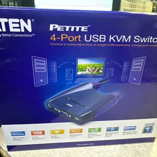 Aten 4-port usb kvm cs64u